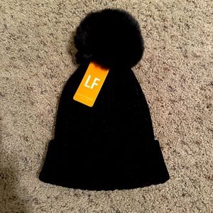 Love of Fashion black knitted hat